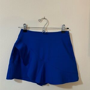 ZARA Blue Skort with Ruffle Detail